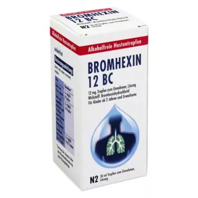 BROMHEXIN 12 BC Από του στόματος σταγόνες, 50 ml BROMHEXIN 12 BC Από του στόματος σταγόνες, 50 ml