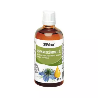 SOVITA Λάδι από σπόρους μαύρου κύμινου, 100 ml