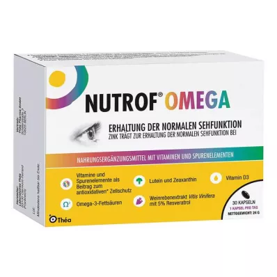 NUTROF Κάψουλες Ωμέγα, 30 τεμάχια