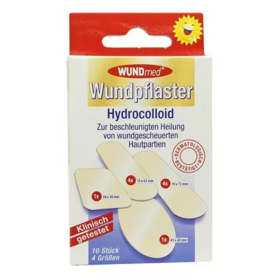 WUNDPFLASTER Υδροκολλοειδές 4 μεγέθη, 10 τεμάχια WUNDPFLASTER Υδροκολλοειδές 4 μεγέθη, 10 τεμάχια