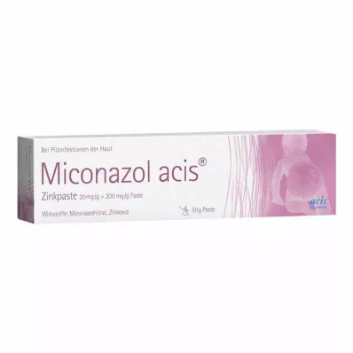 MICONAZOL πάστα ψευδαργύρου acis, 50 g