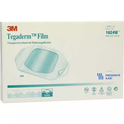 Ταινία Tegaderm 6x7cm 1624W, 100 τεμ Ταινία Tegaderm 6x7cm 1624W, 100 τεμ