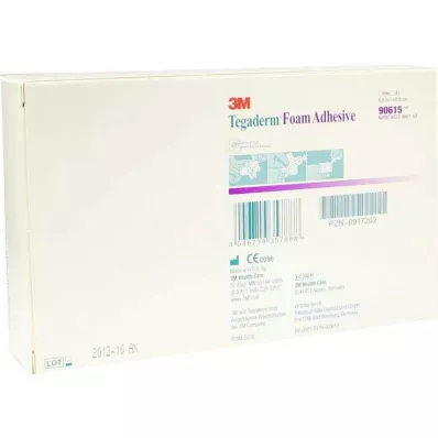 Tegaderm Foam Adhesive FK 6,9x6,9cm crossf.90615, 10 τεμ