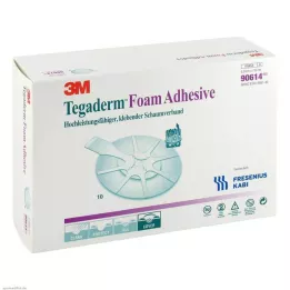 TEGADERM Αφρώδης κόλλα 6,9x7,6 cm οβάλ 90614, 10 τμχ