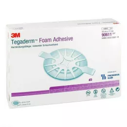 TEGADERM Αφρώδης κόλλα FK 10x11 cm οβάλ 90611, 10 τεμ