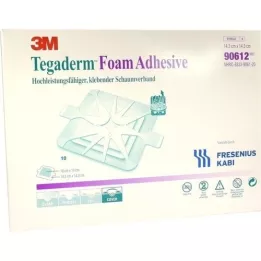 TEGADERM Αυτοκόλλητο αφρού FK 14,3x14,3 cm 90612, 10 τμχ