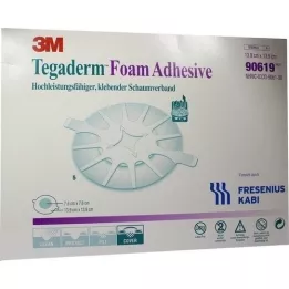 TEGADERM Αφρώδες συγκολλητικό FK 13,9 cm στρογγυλό 90619, 5 τεμ