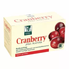 CRANBERRY ACEROLA Σακούλες φίλτρου Baders, 20 τεμάχια