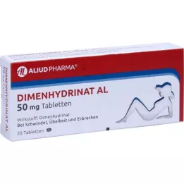 DIMENHYDRINAT AL δισκία των 50 mg, 20 τεμάχια