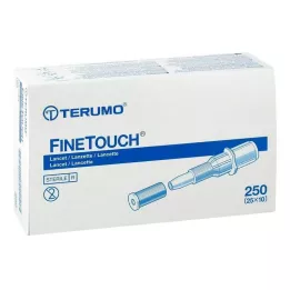 TERUMO Λαντσέτες FineTouch μίας χρήσης, 250 τεμάχια