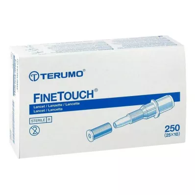 TERUMO Λαντσέτες FineTouch μίας χρήσης, 250 τεμάχια TERUMO Λαντσέτες FineTouch μίας χρήσης, 250 τεμάχια