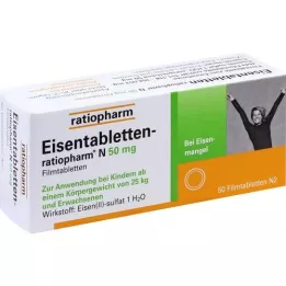 EISENTABLETTEN-ratiopharm N 50 mg επικαλυμμένα με λεπτό υμένιο δισκία, 50 τεμάχια