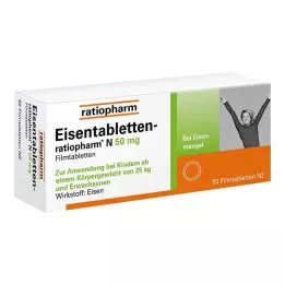 EISENTABLETTEN-ratiopharm N 50 mg επικαλυμμένα με λεπτό υμένιο δισκία, 50 τεμάχια