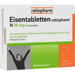 EISENTABLETTEN-ratiopharm N 50 mg επικαλυμμένα με λεπτό υμένιο δισκία, 100 τεμάχια