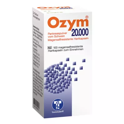 OZYM 20.000 σκληρές κάψουλες με εντερική επικάλυψη, 100 τεμάχια