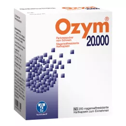 OZYM 20.000 σκληρές κάψουλες με εντερική επικάλυψη, 200 τεμάχια