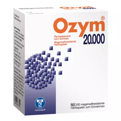 OZYM 20.000 σκληρές κάψουλες με εντερική επικάλυψη, 200 τεμάχια