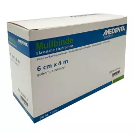 MULLBINDEN elast.6 cmx4 m, 20 τεμ