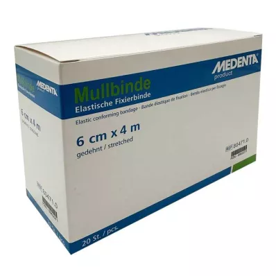 MULLBINDEN elast.6 cmx4 m, 20 τεμ