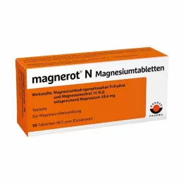 MAGNEROT N δισκία μαγνησίου, 50 τεμάχια