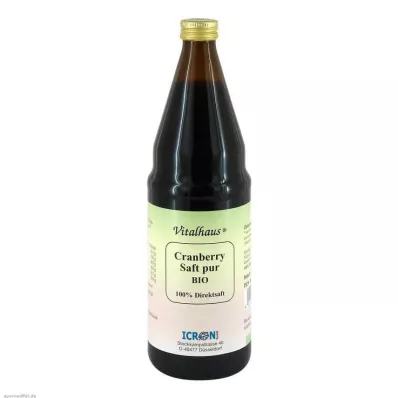 CRANBERRY SAFT καθαρό βιολογικό Vitalhaus, 750 ml
