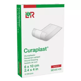 CURAPLAST Επίδεσμος τραύματος ευαίσθητος 6x10 cm 1 m, 10 τμχ