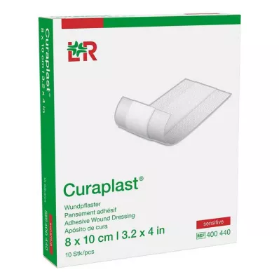 Επίδεσμος επίδεσμος τραυμάτων Curaplast ευαίσθητος 8x10cm, 10 τεμ