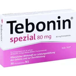 TEBONIN ειδικά επικαλυμμένα με λεπτό υμένιο δισκία 80 mg, 30 τεμάχια