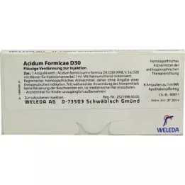 ACIDUM FORMICAE Αμπούλες D 30, 8 τεμ