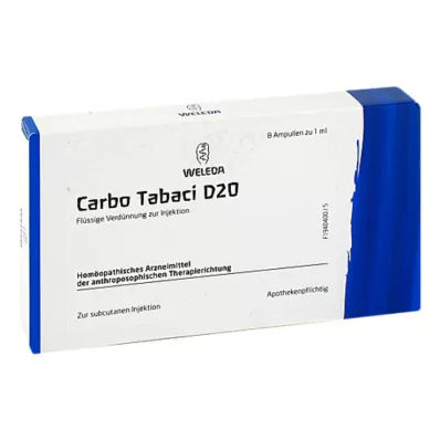 CARBO TABACI Αμπούλες D 20, 8 τεμ