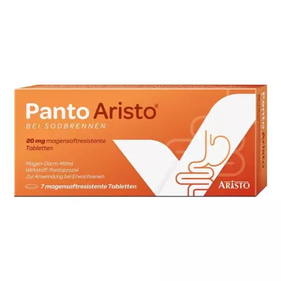 Panto Aristo για καούρες 20 mg παντοπραζόλης γαστροανθεκτικά δισκία, 7 τεμ