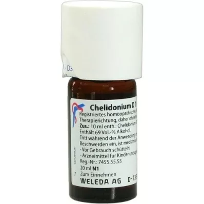 CHELIDONIUM D 1 αραίωση, 20 ml