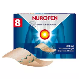 NUROFEN Επίδεσμοι 24ωρου πόνου 200 mg, 8 τεμάχια
