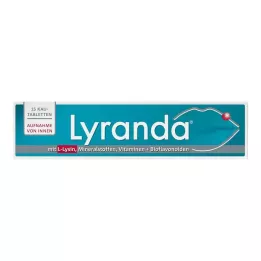 LYRANDA Μασώμενα δισκία, 15 τεμάχια