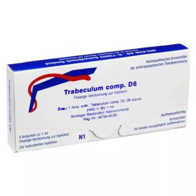 TRABECULUM comp.D 6 αμπούλες, 8 τεμ
