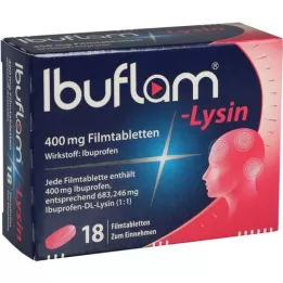 IBUFLAM-Λυσίνη 400 mg επικαλυμμένα με λεπτό υμένιο δισκία, 18 τεμάχια
