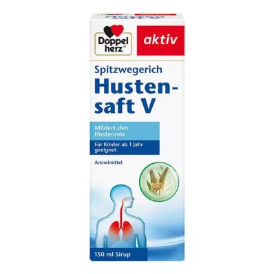 Doppelherz Ribwort Plantain Cough Syrup V, 150 ml