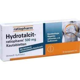 HYDROTALCIT-ratiopharm 500 mg μασώμενα δισκία, 20 τεμάχια
