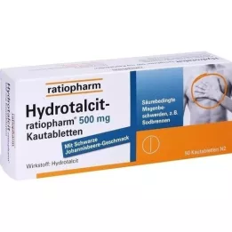 HYDROTALCIT-ratiopharm 500 mg μασώμενα δισκία, 50 τεμάχια