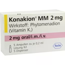 KONAKION MM Διάλυμα 2 mg, 5 τεμάχια