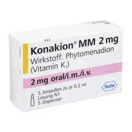 KONAKION MM Διάλυμα 2 mg, 5 τεμάχια