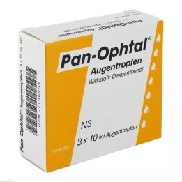 PAN OPHTAL Οφθαλμικές σταγόνες, 3X10 ml