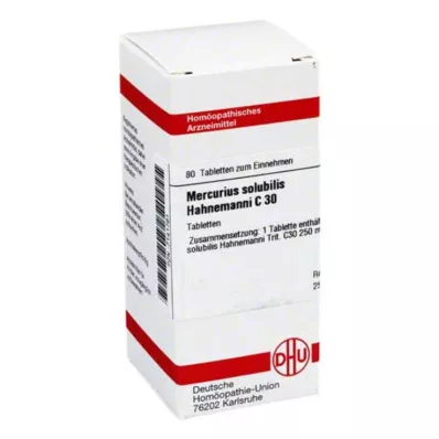 MERCURIUS SOLUBILIS Hahnemanni C 30 δισκία, 80 τεμάχια MERCURIUS SOLUBILIS Hahnemanni C 30 δισκία, 80 τεμάχια