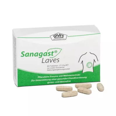 SANAGAST Δισκία Laves, 60 τεμάχια