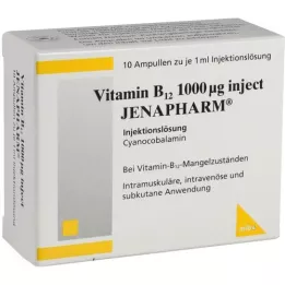 VITAMIN B12 1.000 μg Inject Jenapharm Αμπούλες, 10X1 ml
