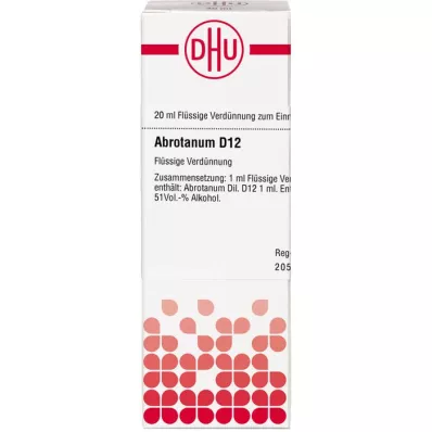 ABROTANUM D 12 αραίωση, 20 ml