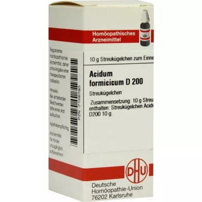ACIDUM FORMICICUM D 200 σφαιρίδια, 10 g ACIDUM FORMICICUM D 200 σφαιρίδια, 10 g