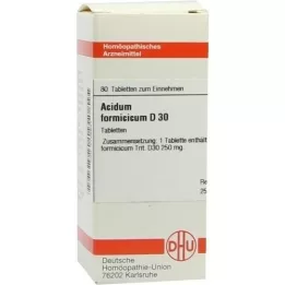 ACIDUM FORMICICUM D 30 δισκία, 80 κάψουλες