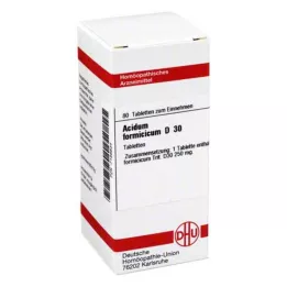 ACIDUM FORMICICUM D 30 δισκία, 80 κάψουλες