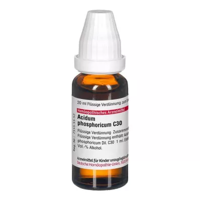 ACIDUM PHOSPHORICUM Αραίωση C 30, 20 ml
